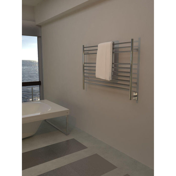 Amba Jeeves L Straight Hardwired Towel Warmer 39.5"w x 27"h