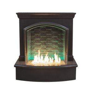 American Fyre Designs Small Firefall With Artisan Glass