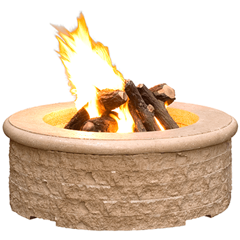 American Fyre Designs Chiseled Fire Pit - 680-CB-11-M6xC