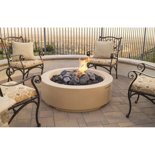 American Fyre Designs Louvre Round Fire Pit - 686-xx-11-M6xC