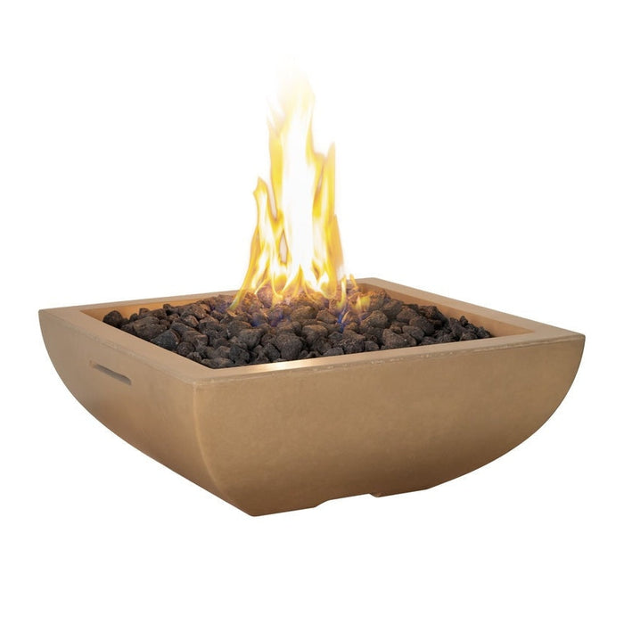 American Fyre Designs Bordeaux Petite Square Fire Bowl - 431-xx-11-M6xC