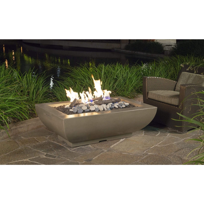 American Fyre Designs Bordeaux Rectangle Fire Bowl - 435-xx-11-M4xC