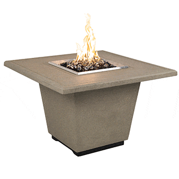 American Fyre Designs Cosomopolitan Square Firetable - 640-xx-11-F2xC