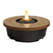 American Fyre Designs Reclaimed Wood Contempo Round Firetable - 782-BA-xx-M2xC