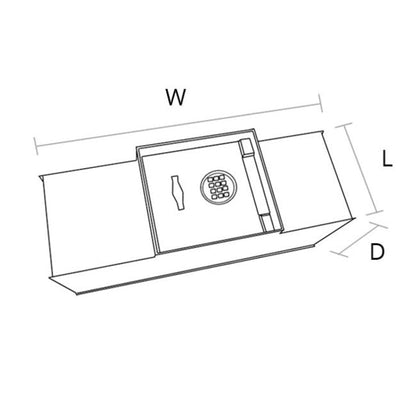 Liberty Safe AMSEC B5800 American Security Floor Safe Super Brute