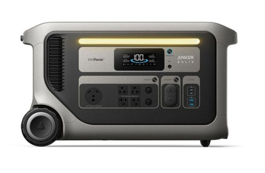 Aurora Generators SOLIX F3000 Portable Power Station + BP3000 Expansion Battery - 6144 Watt Hours - Includes FREE TT-30 Cable - B1782112