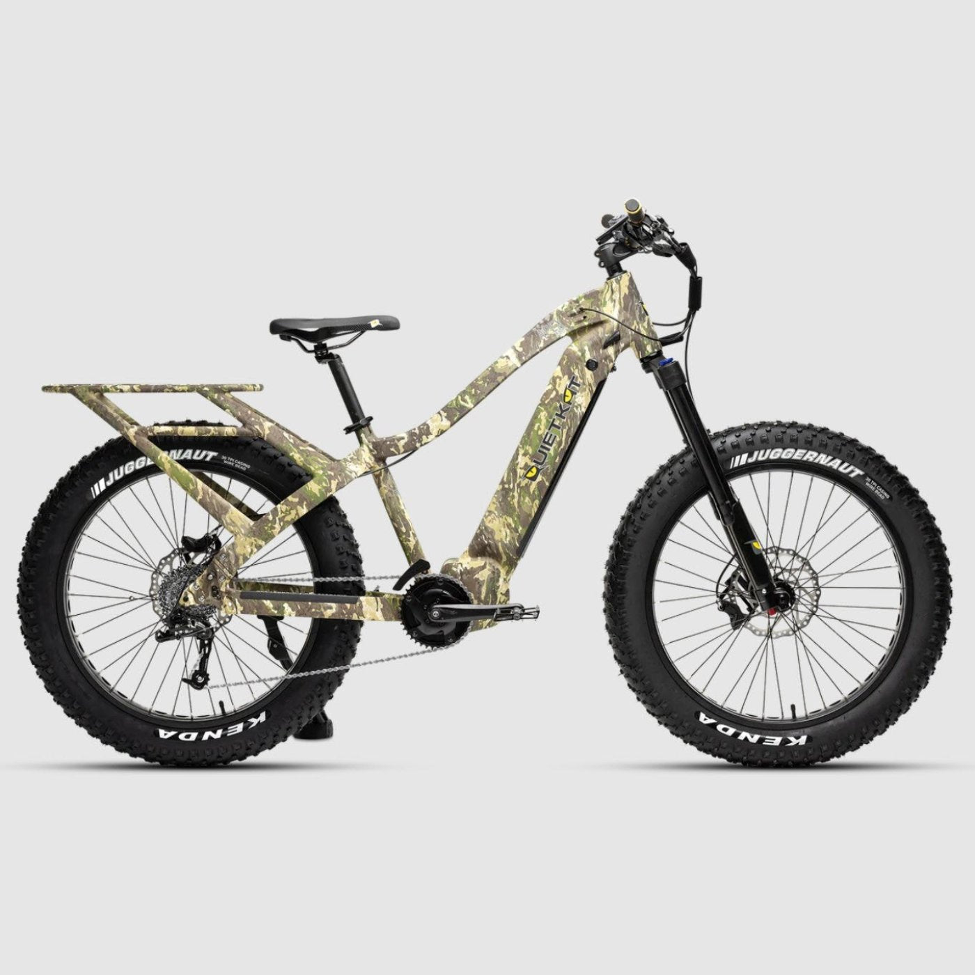 2023 QuietKat APEX PRO 1000W 48V Mid Drive Suspension Fat Tire Electric Bike