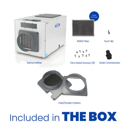 AprilAire E130 130 Pint Energy Star Whole House Dehumidifier - ap11787