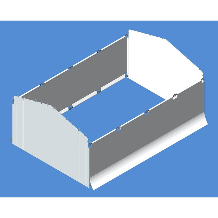 Arrow | Enclosure Kit for 12x20x7 ft Carport Grey 10181