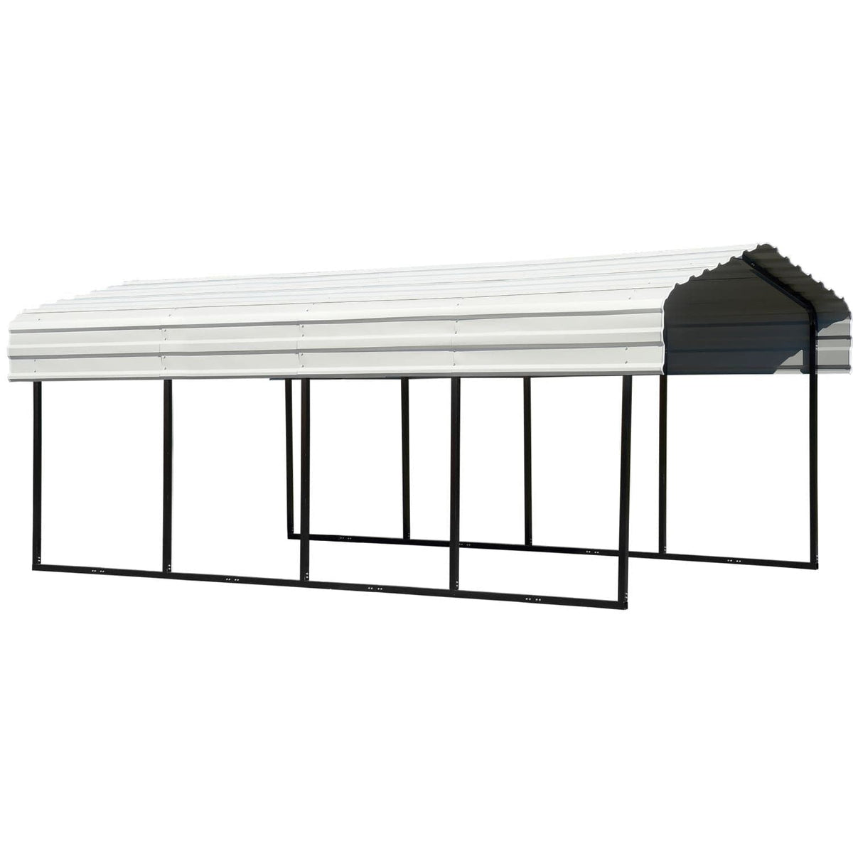 Arrow | Carport 10x20x7 ft Eggshell CPH102007