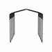 Arrow | Carport 10x20x9 ft Charcoal CPHC102009