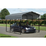 Arrow | Carport 10x20x9 ft Charcoal CPHC102009