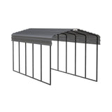 Arrow | Carport 10x24x9 ft Charcoal CPHC102409