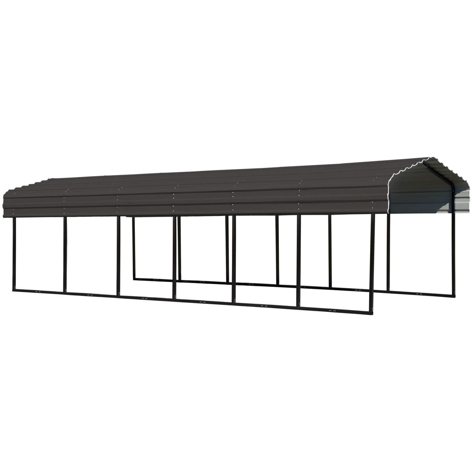 Arrow | Carport 10x29x7 ft Charcoal CPHC102907