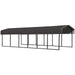 Arrow | Carport 10x29x7 ft Charcoal CPHC102907