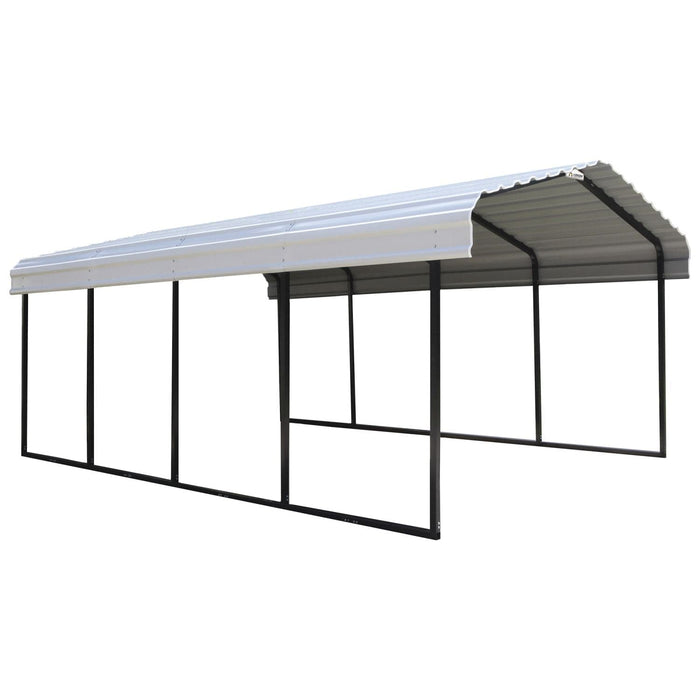 Arrow | Carport 12x20x7 ft Eggshell CPH122007