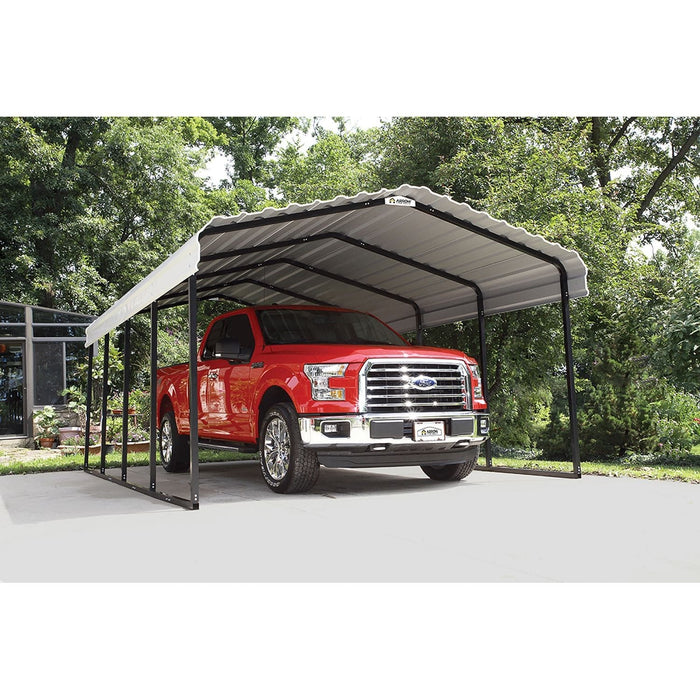 Arrow | Carport 12x20x7 ft Eggshell CPH122007