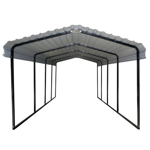 Arrow | Carport 12x20x9 ft Eggshell CPH122009