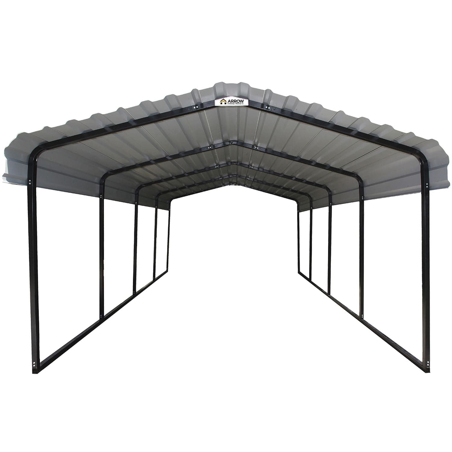 Arrow | Carport 12x24x7 ft Eggshell CPH122407