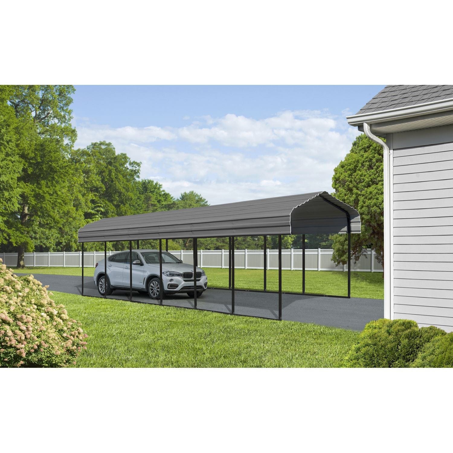 Arrow | Carport 12x29x9 ft Charcoal CPHC122909