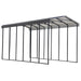 Arrow | Carport 14x29x14 ft Charcoal CPHC142914