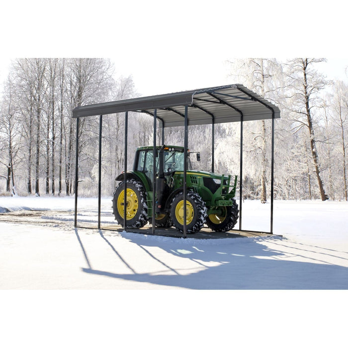 Arrow | Carport 14x29x14 ft Charcoal CPHC142914