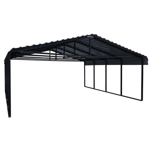 Arrow | Carport 20x20x7 ft Charcoal CPHC202007