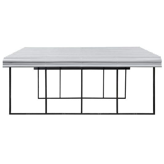 Arrow | Carport 20x20x7 ft Eggshell CPH202007