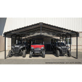 Arrow | Carport 20x24x7 ft Charcoal CPHC202407