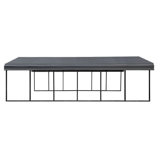 Arrow | Carport 20x29x7 ft Charcoal CPHC202907