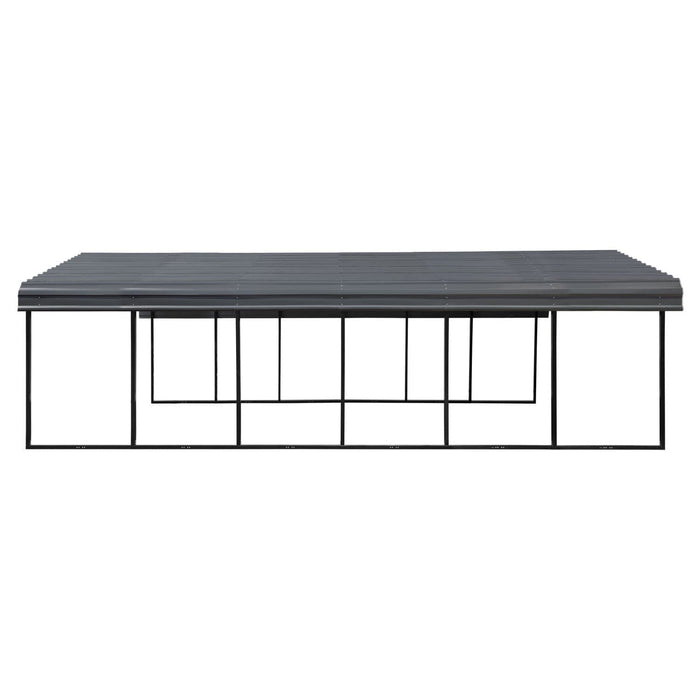 Arrow | Carport 20x29x7 ft Charcoal CPHC202907