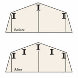 Arrow | Roof Strengthening Kit for 10x12 ft. Sheds Except Swing Doors RBK1012