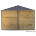 Arrow | Ironwood Steel Hybrid Shed Kit 10x8 ft. Galvanized Anthracite IWA108