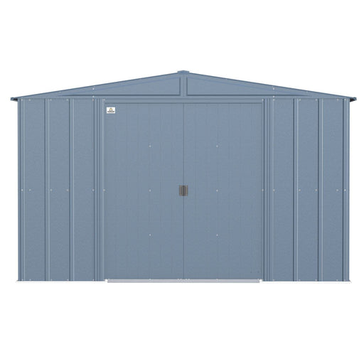 Arrow | Classic Steel Storage Shed, 10x12 ft., Blue Grey CLG1012BG