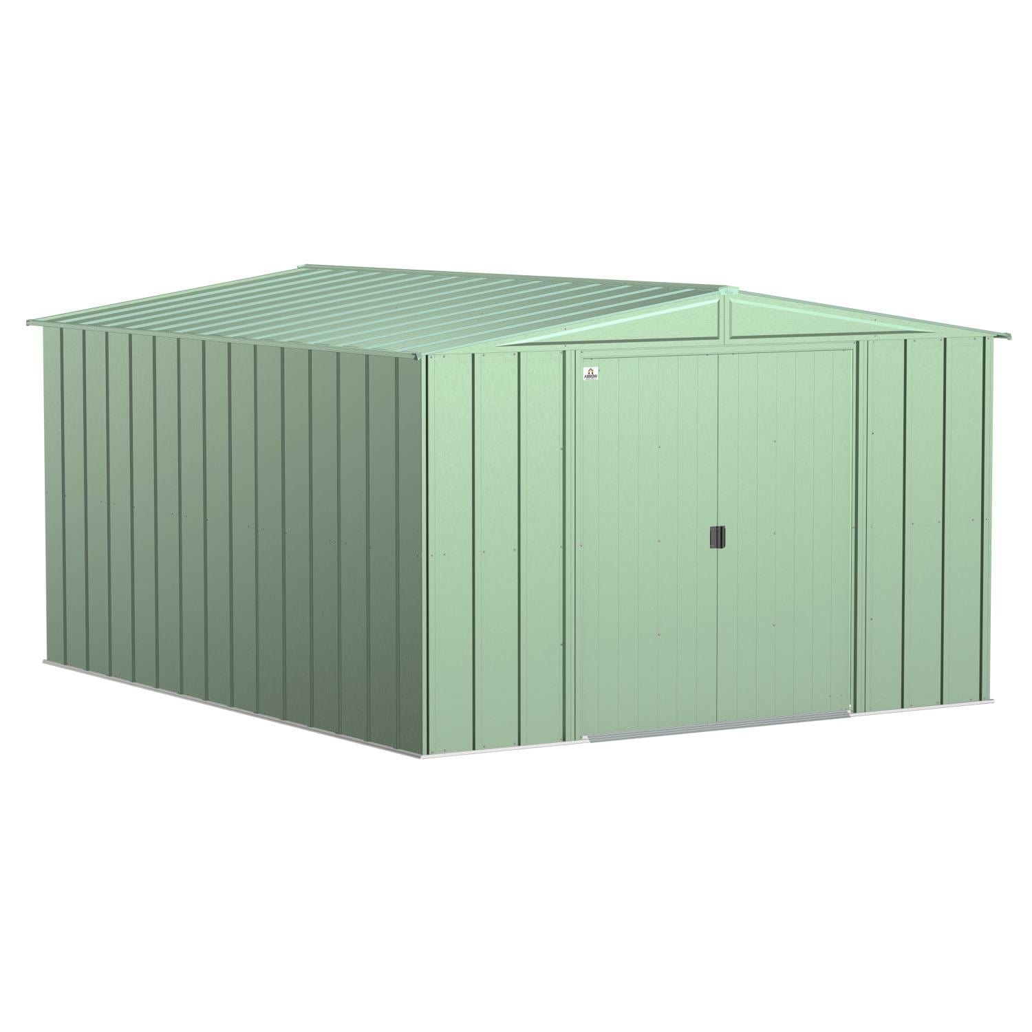 Arrow | Classic Steel Storage Shed, 10x12 ft., Sage Green CLG1012SG