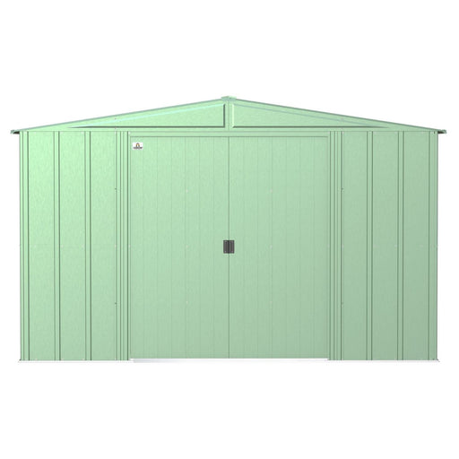 Arrow | Classic Steel Storage Shed, 10x14 ft., Sage Green CLG1014SG