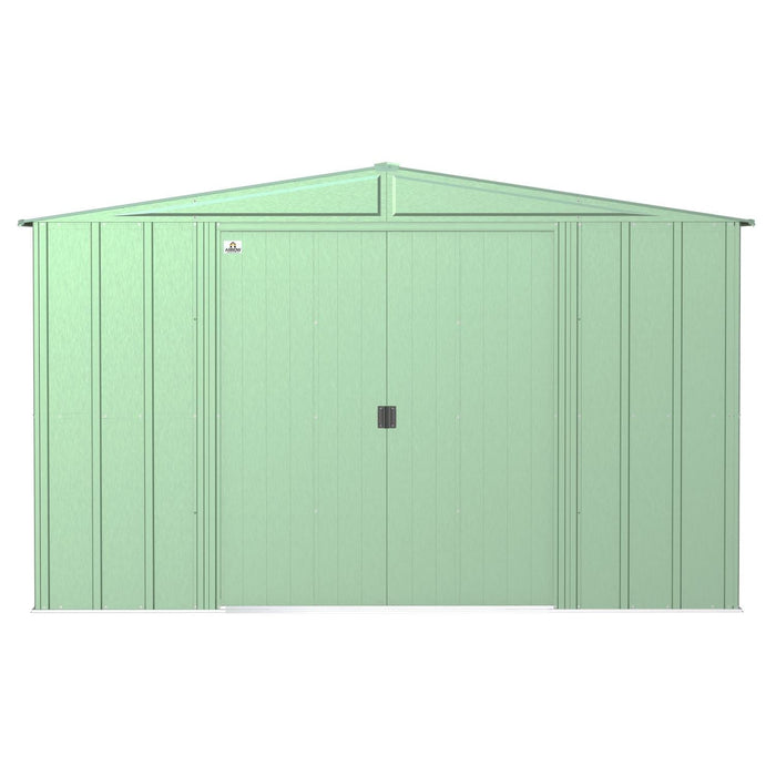 Arrow | Classic Steel Storage Shed, 10x14 ft., Sage Green CLG1014SG