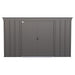 Arrow | Classic Steel Storage Shed, 10x4 ft., Charcoal CLP104CC