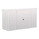 Arrow | Classic Steel Storage Shed, 10x4 ft., Flute Grey CLP104FG