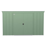 Arrow | Classic Steel Storage Shed, 10x4 ft., Sage Green CLP104SG