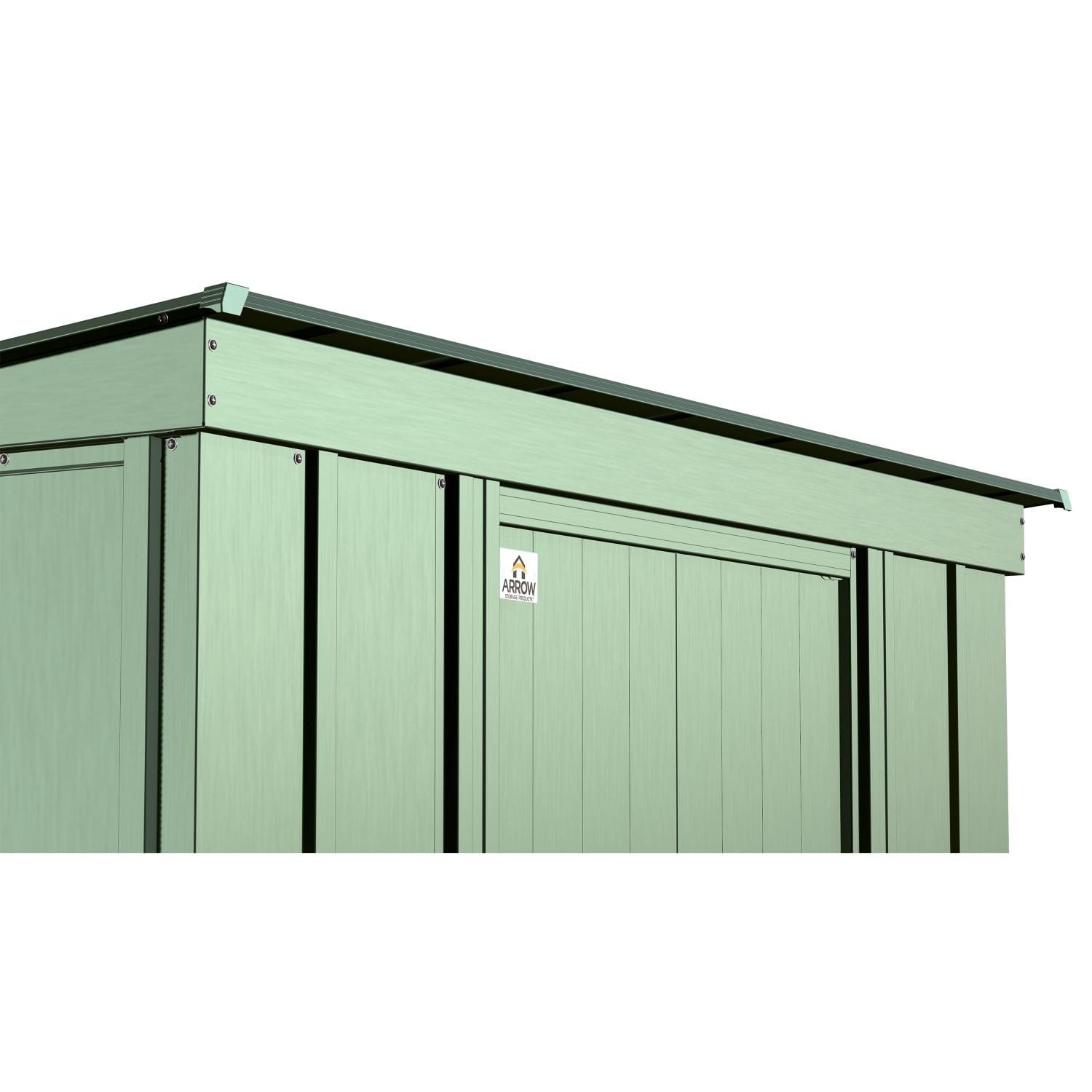 Arrow | Classic Steel Storage Shed, 10x4 ft., Sage Green CLP104SG