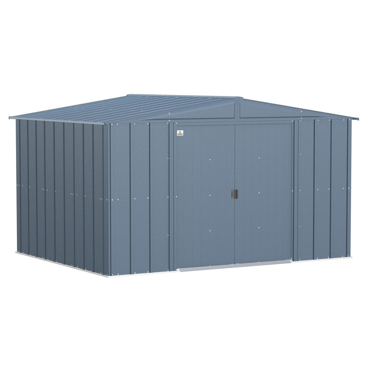 Arrow | Classic Steel Storage Shed, 10x8 ft., Blue Grey CLG108BG