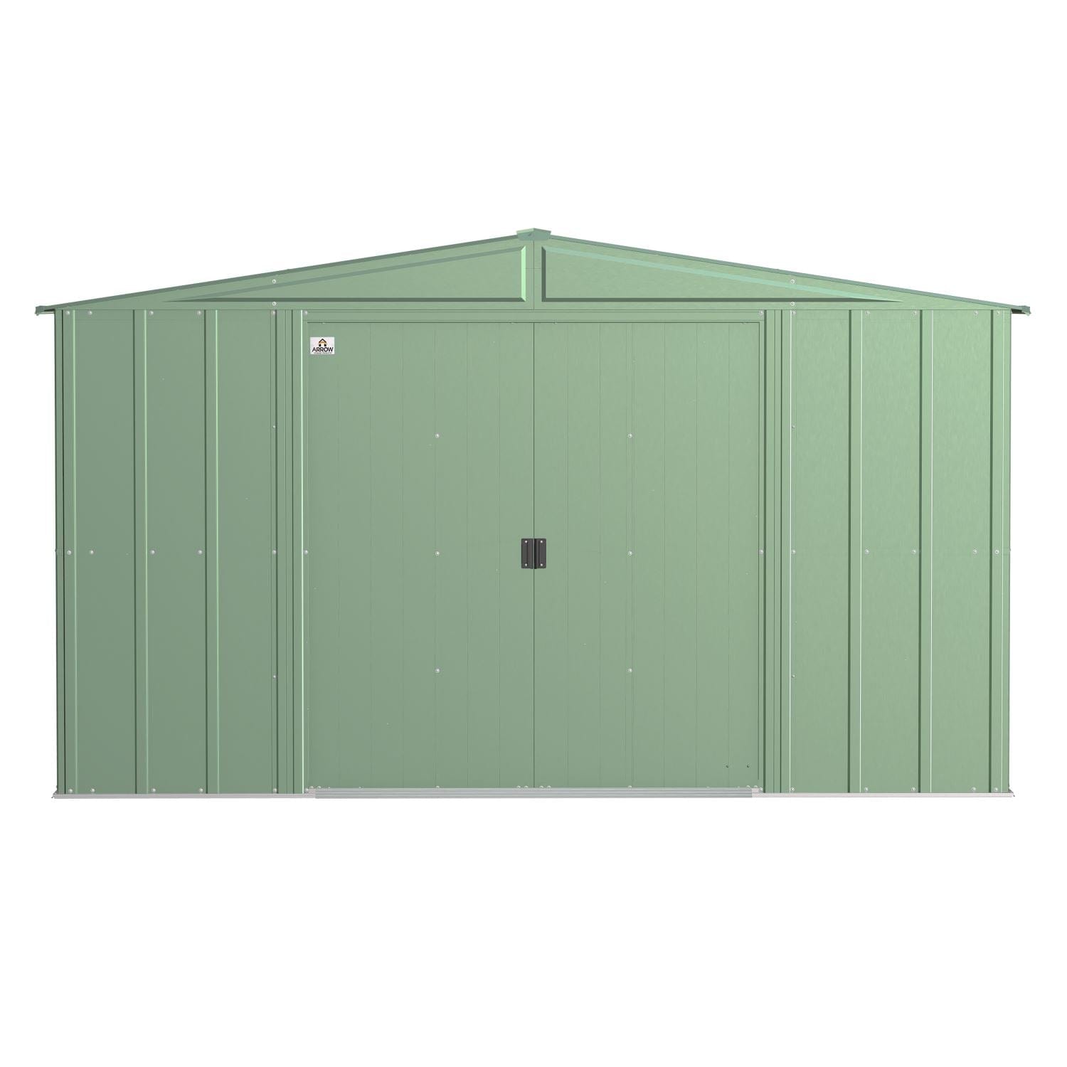 Arrow | Classic Steel Storage Shed, 10x8 ft., Sage Green CLG108SG