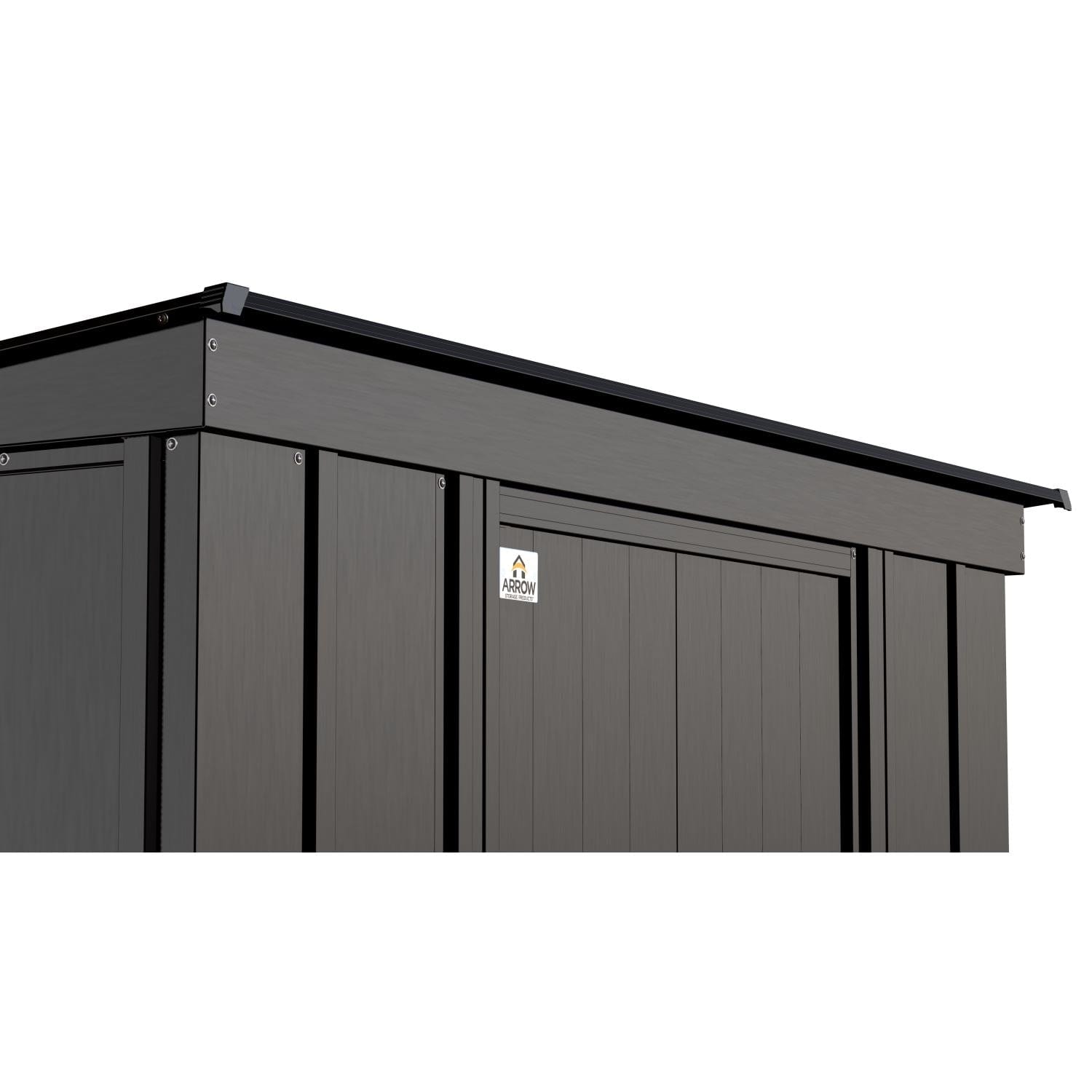 Arrow | Classic Steel Storage Shed, 6x4 ft., Charcoal CLP64CC