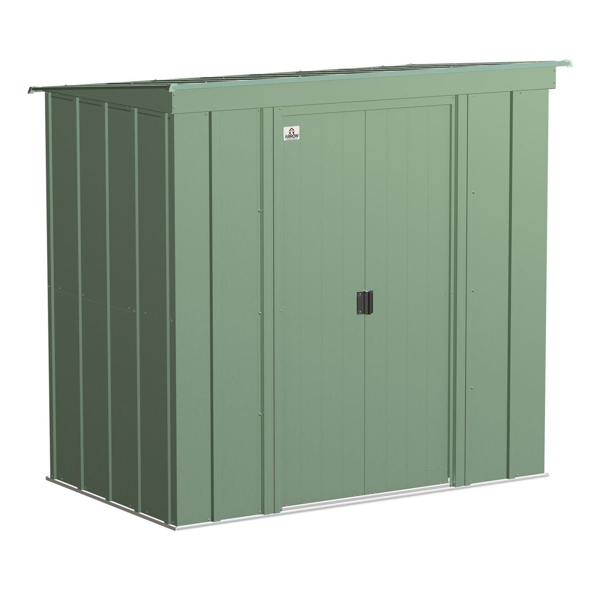 Arrow | Classic Steel Storage Shed, 6x4 ft., Sage Green CLP64SG