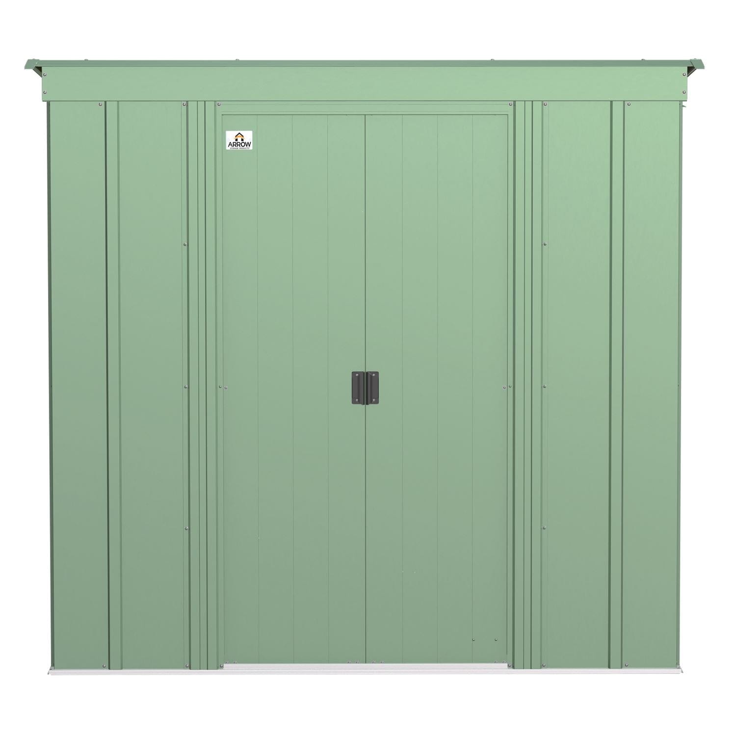 Arrow | Classic Steel Storage Shed, 6x4 ft., Sage Green CLP64SG