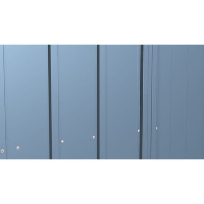 Arrow | Classic Steel Storage Shed, 6x5 ft., Blue Grey CLG65BG