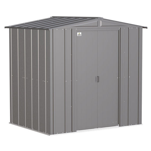 Arrow | Classic Steel Storage Shed, 6x5 ft., Charcoal CLG65CC