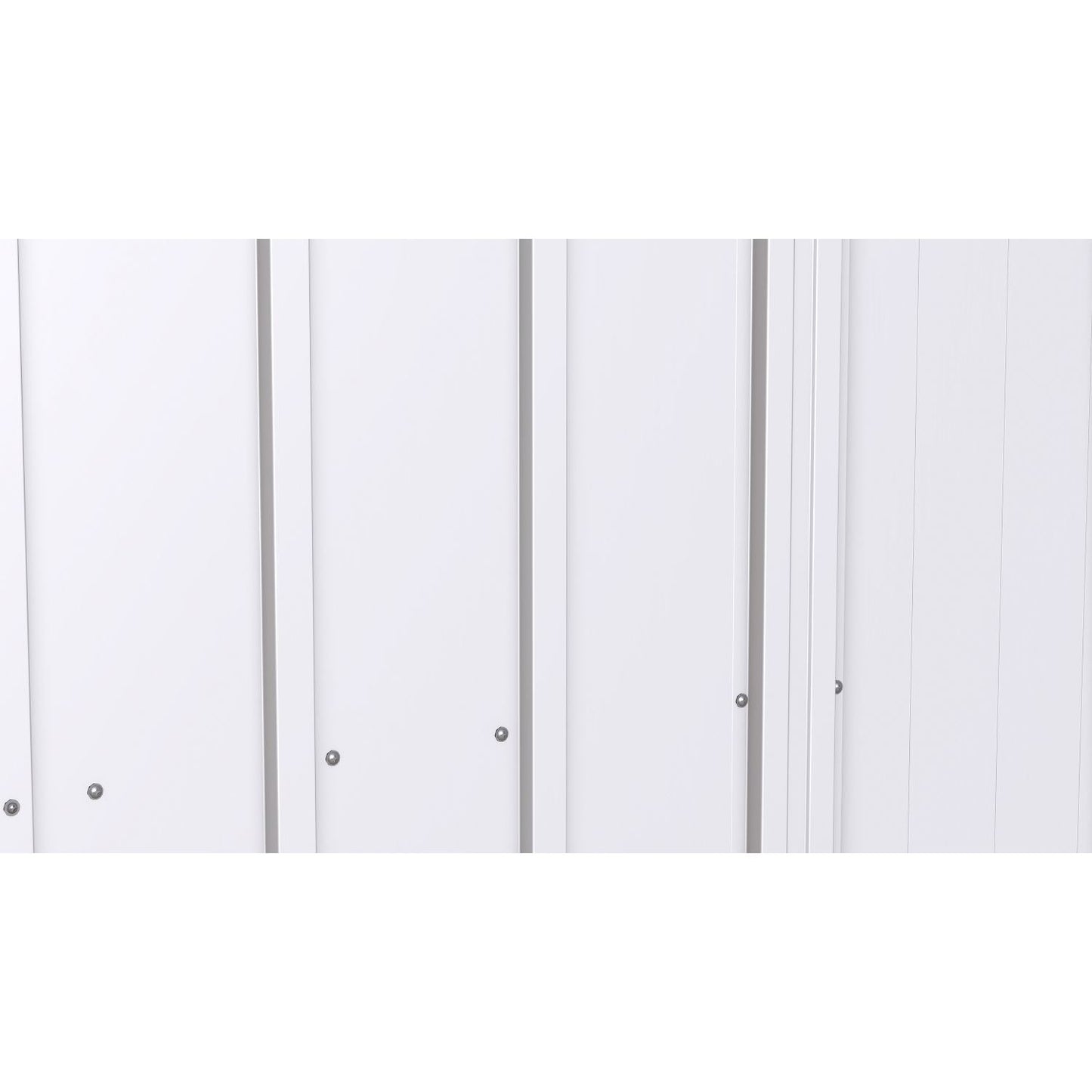 Arrow | Classic Steel Storage Shed, 6x5 ft., Flute Grey CLG65FG