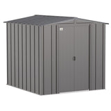 Arrow | Classic Steel Storage Shed, 6x7 ft., Charcoal CLG67CC